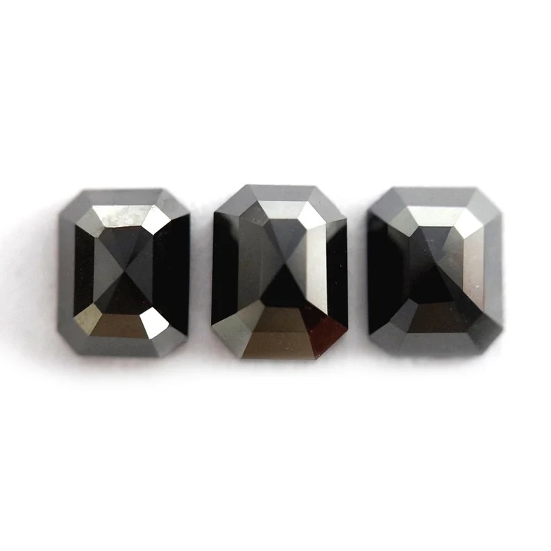 5 MM Black Emerald Diamond